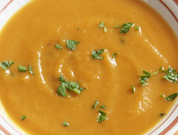 Healthy pumpkin soup